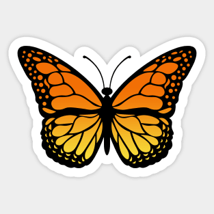 Monarch Butterfly Sticker